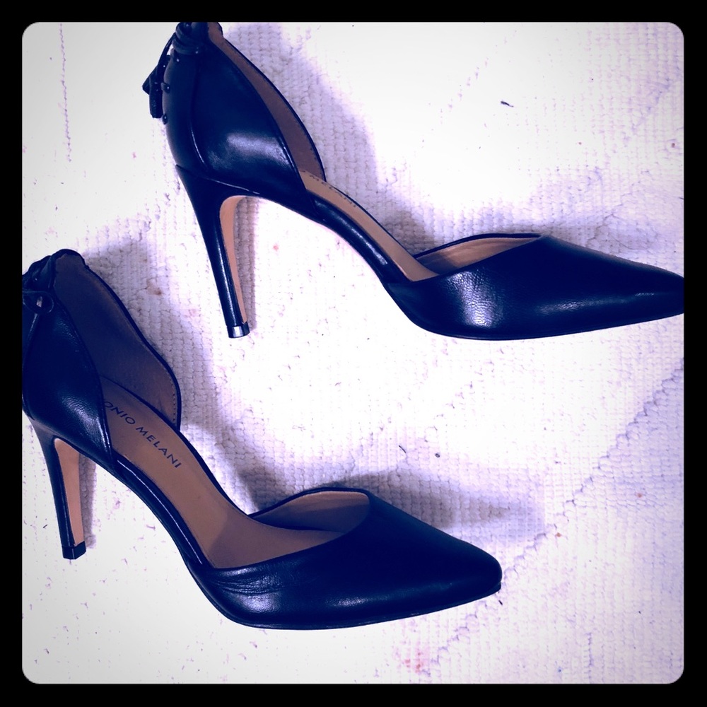 ANTONIO MELANI STYLISH HEELS WORK SENSIBLE